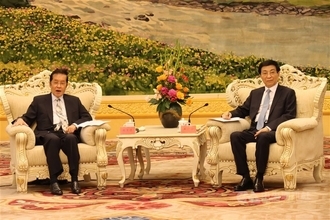 国民党副主席、中国共産党序列4位・王滬寧氏と面会　「両岸の人々はみな家族」／台湾