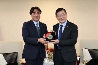 静岡県沼津市長が台南市を訪問　観光PRや農産品協力などで意見交換／台湾