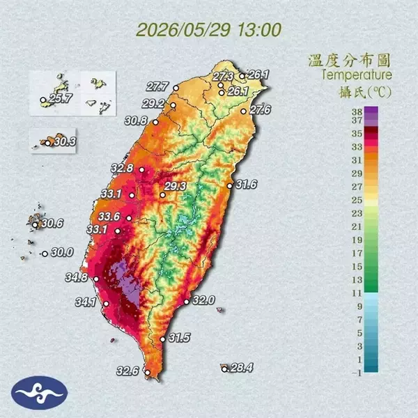 台南市で40.2度観測　 南部の12地点で38度超え／台湾