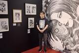「漫画家・伊藤潤二さん、台湾は「第二の故郷」　台北で原画展」の画像1