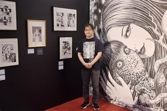 漫画家・伊藤潤二さん、台湾は「第二の故郷」　台北で原画展