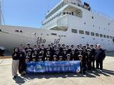 「教育部の練習船「御風」、松山港に初寄港　台日の学生が船上で交流／台湾」の画像1