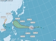 台風9号、台湾への影響大の見通し　10～11日に最接近＝中央気象署