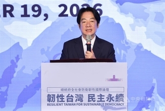 頼総統、「平和を一方的な挑発で破壊させない」　民主主義陣営の連携訴え／台湾