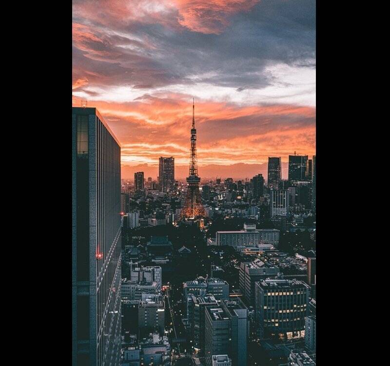 この美しさは 一生忘れない 夕焼けに沈む東京タワーが絶景すぎる 19年10月日 エキサイトニュース