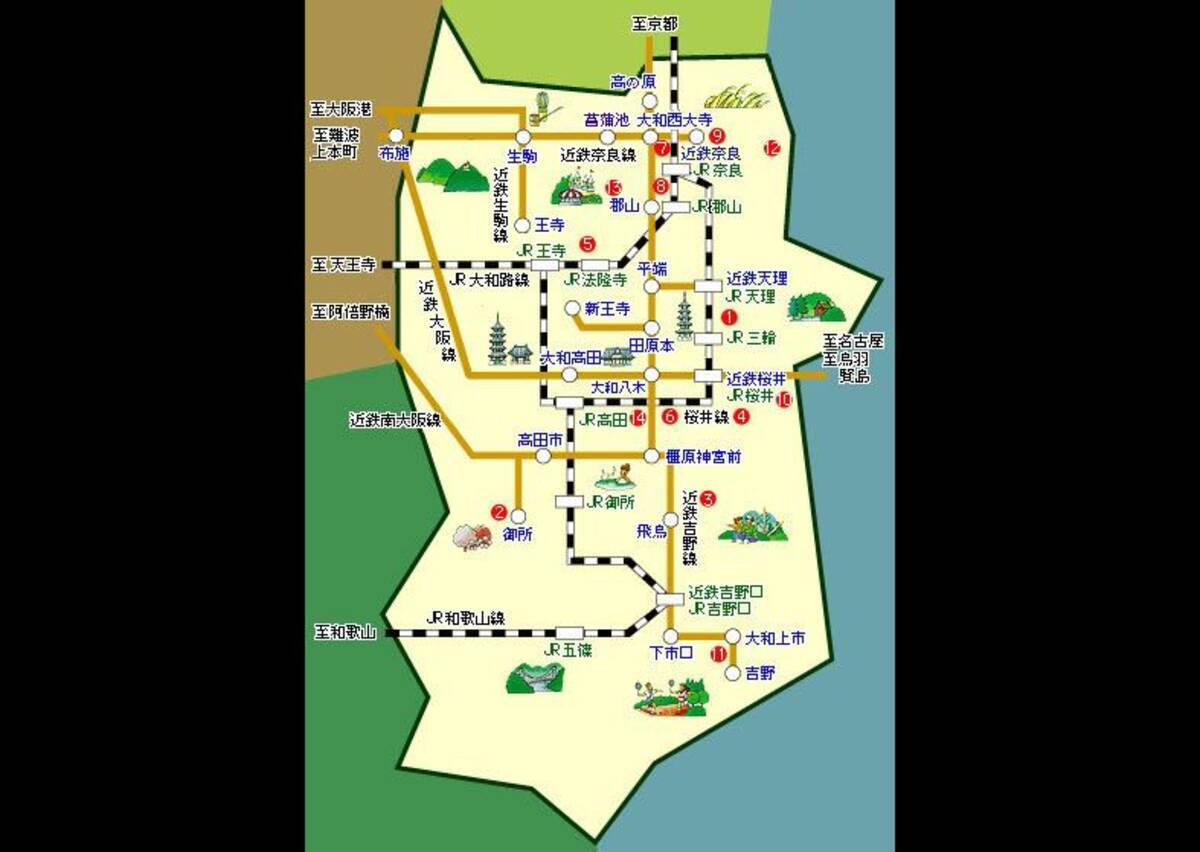 奈良県公式サイトの 路線図 が色々おかしい 地元民も総ツッコミ 大嘘すぎる これはヤバい 年1月8日 エキサイトニュース