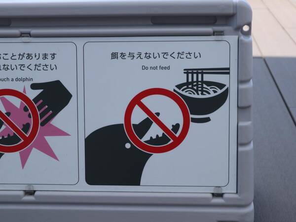香川ではイルカもうどんを食べてるの 水族館の注意書きにツッコミ殺到 デザインの理由を広報に聞いてみると 年8月31日 エキサイトニュース