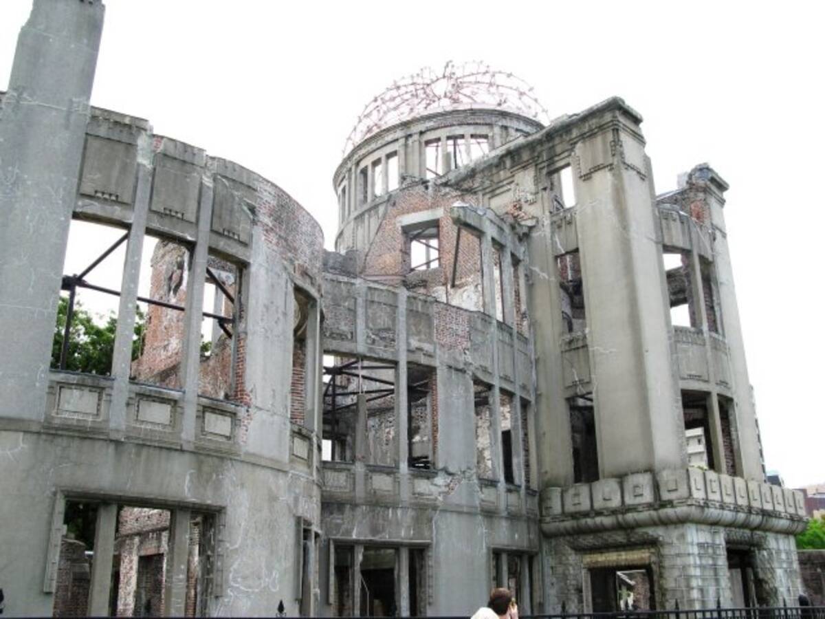 原爆ドームの保存工事始まる ピンクに変色したドームを被爆当時の色に 2020年9月12日 エキサイトニュース