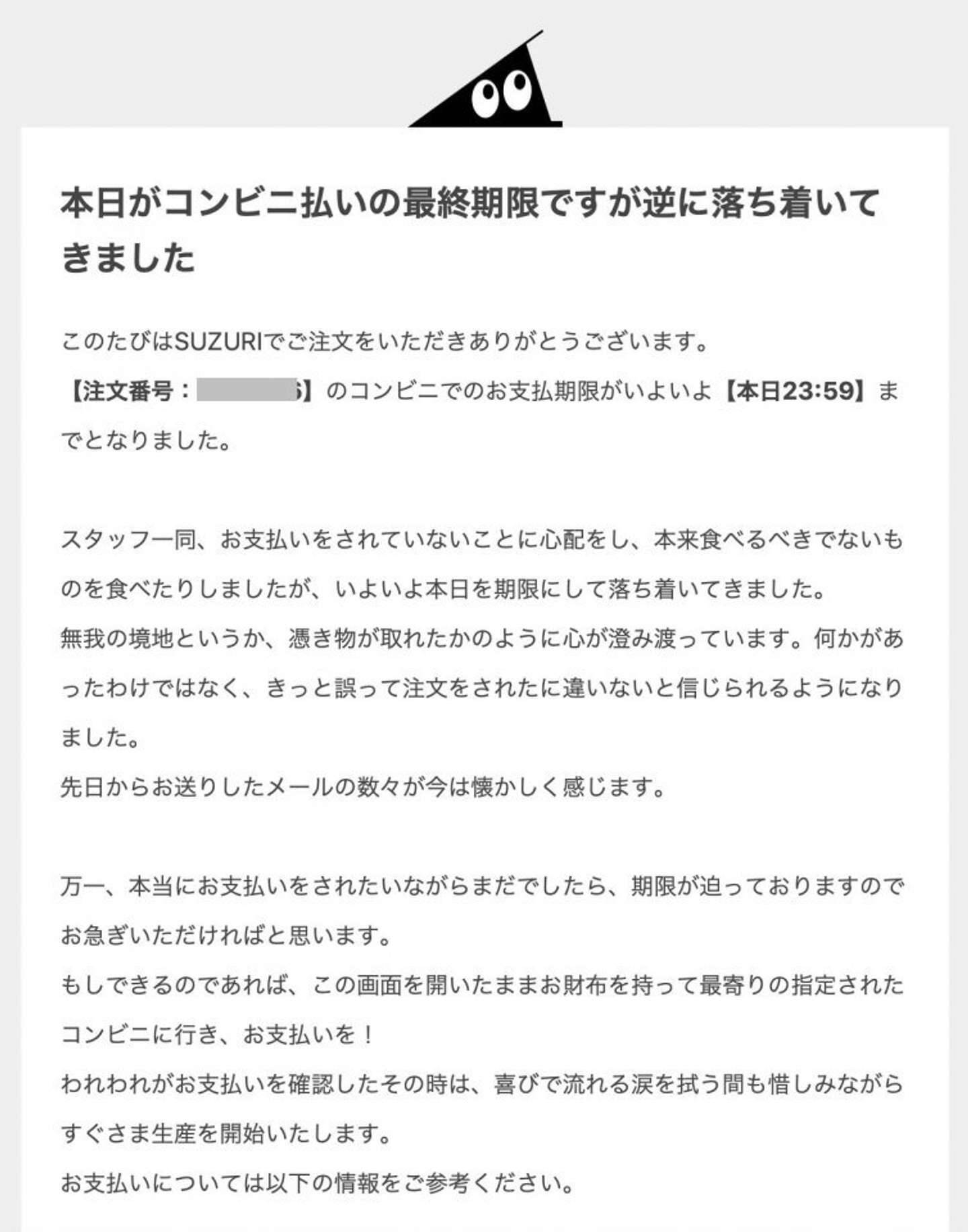 誤って注文をされたに違いないと信じられるようになりました ユニークな支払い督促メールに反響 効果はあるの 送り主に聞いた 21年6月14日 エキサイトニュース