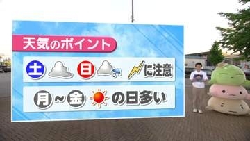 【お天気どうなる】8日の石川はマークにでない雨が降るかも…雷にもご注意を！
