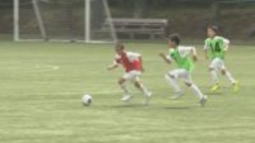 石川県トレセンジュニアサッカー大会　県内全域のU-11選抜選手が全力プレー
