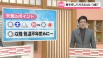 【お天気どうなる】13・14日の石川はくもり 15日からは晴れ続く　18日以降は平年並み近くの暖かさに