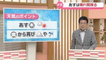 【お天気どうなる】10日は“晴れ間”戻る　11日からはくもりや雨の日続く