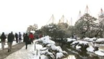 石川県内各地で今季一番の寒さに　この後も雪が降る見込み