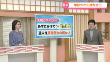 【お天気どうなる】17日にかけて雨降りやすく落雷・突風に注意　週末は季節外れの暖かさに