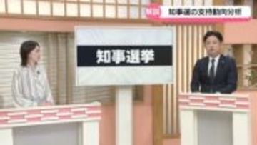 【記者解説】石川県知事選挙の情勢調査　現職の馳浩候補と新人の山野之義候補　互角の戦い続く