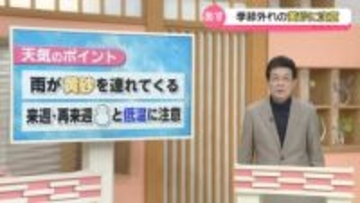 【お天気どうなる】15日夜の雨が黄砂連れてくる　“雪の降り方と低温に注意する期間”再来週までのびる