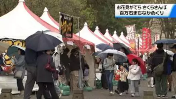 お花見がてらまちなかを散策　金沢市中心部で「百万石まちなかめぐり2026さくら」