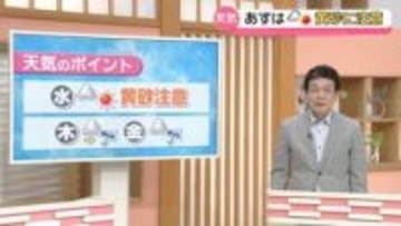【お天気どうなる】22日は晴れるも“雲多め” 黄砂にも注意　23～24日は雨降る時間あり