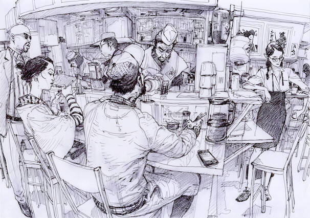 その圧倒的画力に刮目せよ 世界一上手い漫画家 キムジョンギ個展 15年5月9日 エキサイトニュース