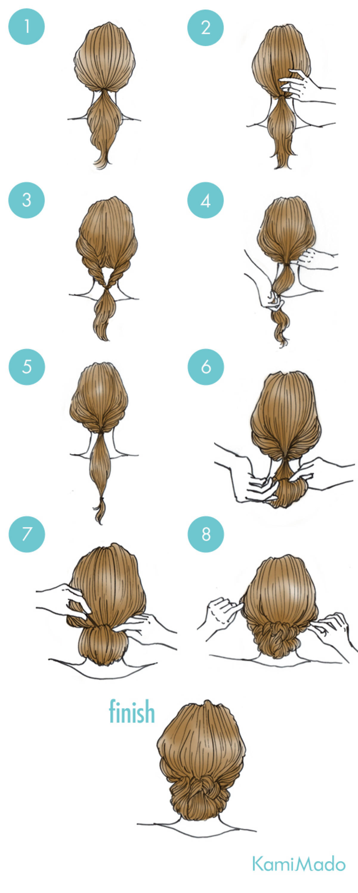 くるりんぱで簡単シニヨン ポニーテールアレンジ イラスト付き 16年4月25日 エキサイトニュース くるりんぱで簡単シニヨン ポニーテールアレンジ イラスト付き 16年4月25日 エキサイトニュース