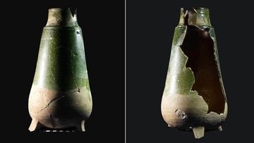 ドイツの城跡から15世紀に錬金術に使用された蒸留器を発見