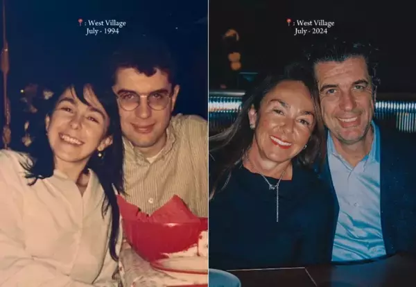 息子から最高の真珠婚プレゼント。新婚旅行の思い出の場所に行き30年後に再現写真