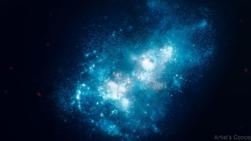 ハッブルが霧の中から光を発見、初期宇宙の銀河MXDFz4.4の紫外線だった