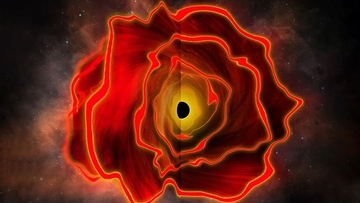 仮説の天体「ブラックホール星」を初めて単独で観測。巨大な水素ガスが包み込んでいた