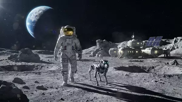 2035年に建設予定の月面基地にロボット犬を導入（中国）