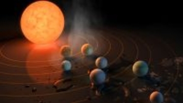 恒星TRAPPIST-1を回る地球そっくりな2つの惑星は大気がなく昼は高温・夜は極寒