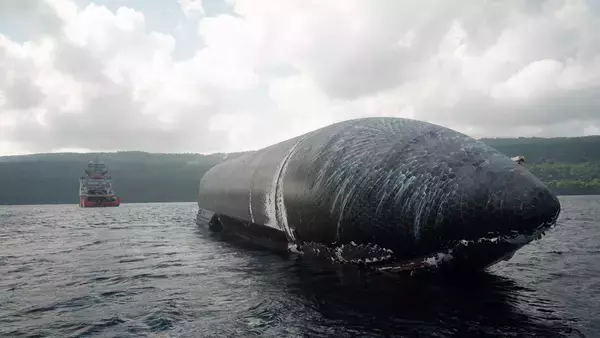 海に現れた巨大な黒い影に住民騒然、突如姿を現したスペースXのロケット（オーストラリア）