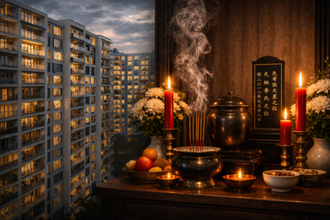 墓地不足の中国でマンションの一室を納骨堂として使用する人が続出、社会問題に発展