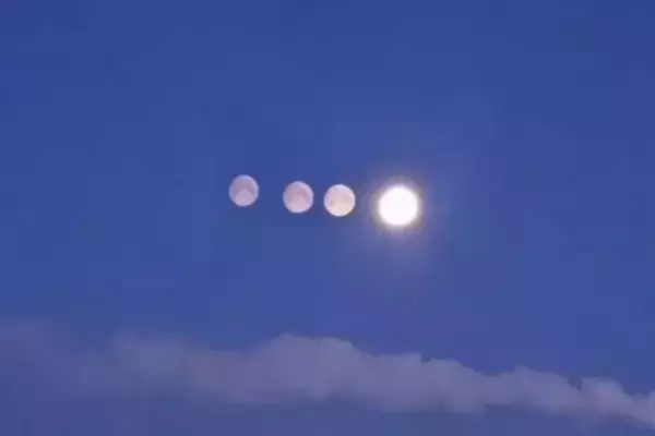 幻月？それとも光の反射？ロシアで撮影された4つの月の正体とは