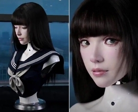 表情がよりリアルに。中国のヒューマノイド美女最前線