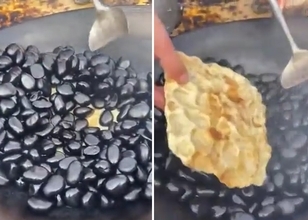 ペルシャ兵が起源、小石で焼くパン「サンギャク」とは？