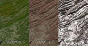 わずか9週間で景色が劇変！バージニア州の驚異的なタイムラプス映像