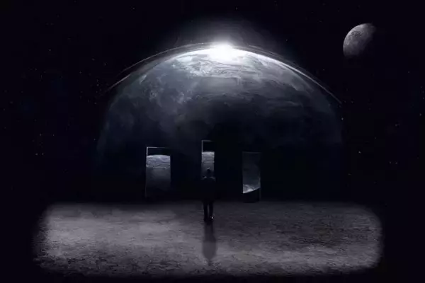 月にDNAを送り、未来人に自分のクローンを作ってもらうのを夢見る物理学者