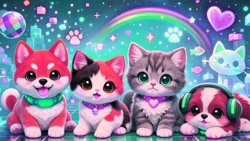 中国の学校で生徒にバーチャルペットが支給される。良い行いでポイントゲット