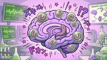 私の頭の中の虫。脳腫瘍を疑われた男性の脳内に多数のサナダムシを発見