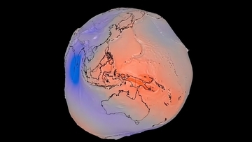 地球にいったい何が？ NASAが公開したデコボコ地球の正体