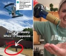 高さ3mから荷物を落下、Amazonの配送ドローンサービスが物議