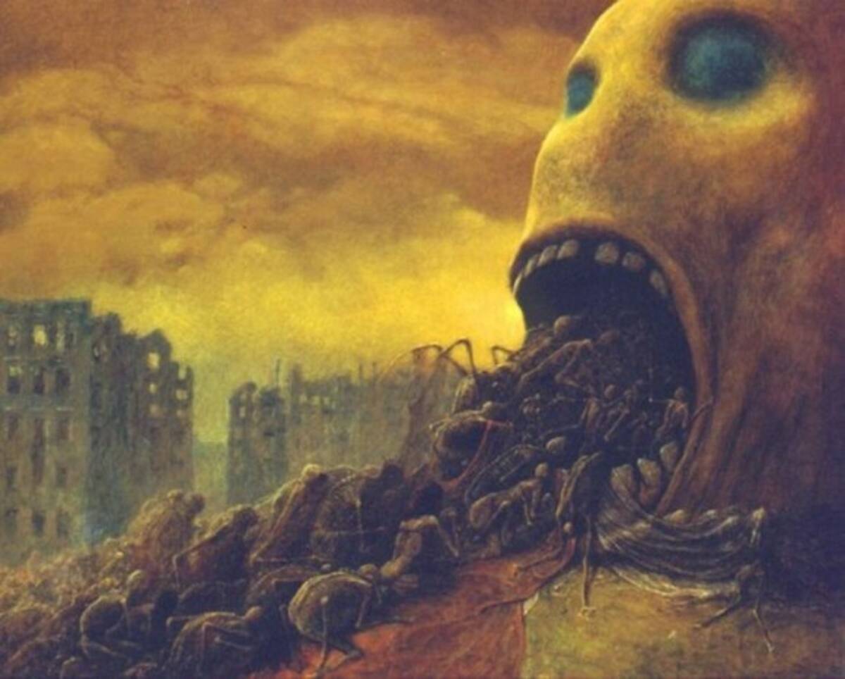 終焉の画家 ズジスワフ ベクシンスキーが描いた地獄のビジョン 混沌と静寂 14年10月19日 エキサイトニュース