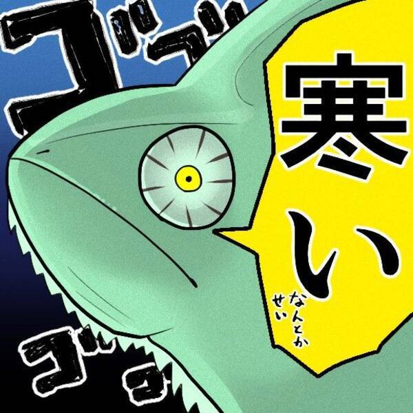 連載マンガ ドギマギ カメレオンの色めく日常 寒いぞおいこら なんとかしろ 編 2016年11月22日 エキサイトニュース