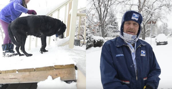 いつも尻尾を振って出迎えてくれる老犬のために 郵便配達員が玄関に手作りのスロープをプレゼント アメリカ 17年1月18日 エキサイトニュース