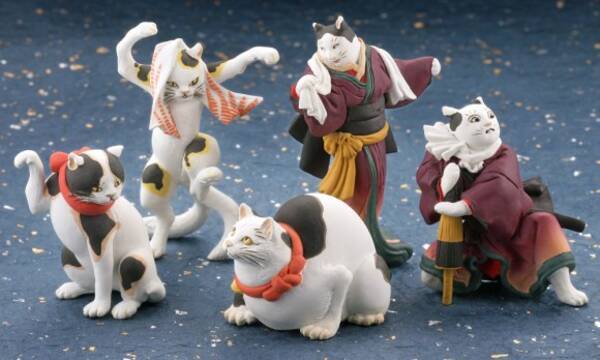 驚きの再現度 浮世絵師 歌川国芳が描いた猫たちが海洋堂のミニフィギュアになって新発売 18年3月9日 エキサイトニュース