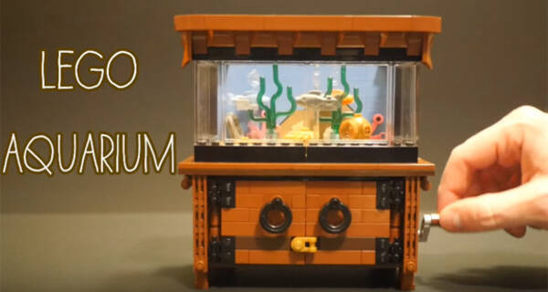 レゴフィッシュたちが泳ぐ レゴブロックで作った小さなアクアリウム 18年4月日 エキサイトニュース
