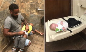 アメリカ・コネチカット州で男性のトイレにも赤ちゃん用おむつ替え台が設置される見込み