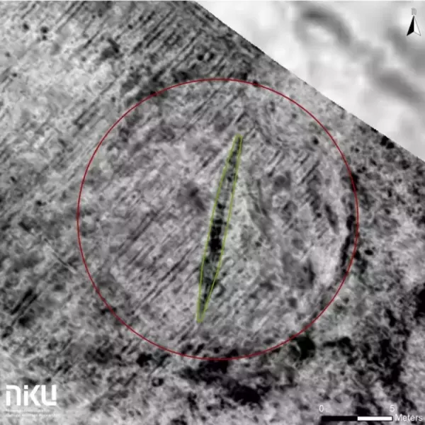 農場に埋まっていた巨大なバイキングの船を発見、船葬に使用されていた可能性（ノルウェー）