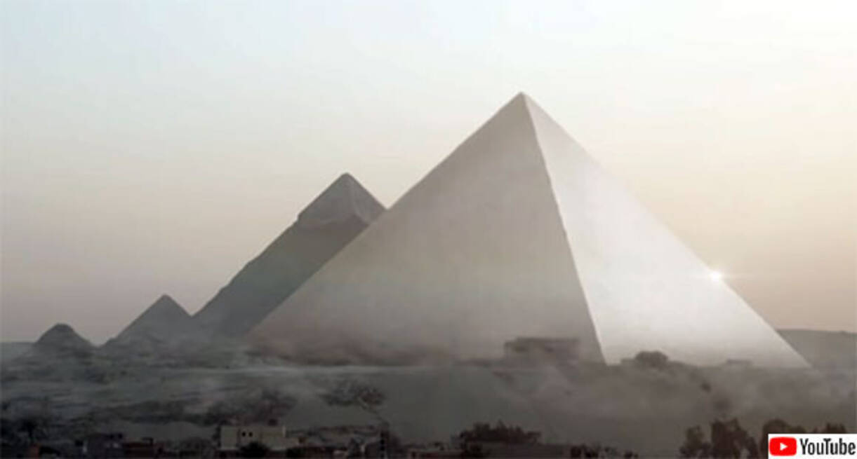 ギザの大ピラミッドは最初は白く輝いていた エジプト 年2月27日 エキサイトニュース